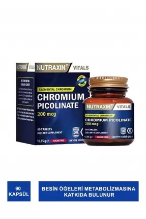 Nutraxin Chromium Picolinate 90 Kapsül