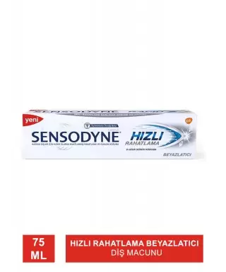 Sensodyne Hızlı Rahatlama Beyazlatıcı Diş Macunu 75ml