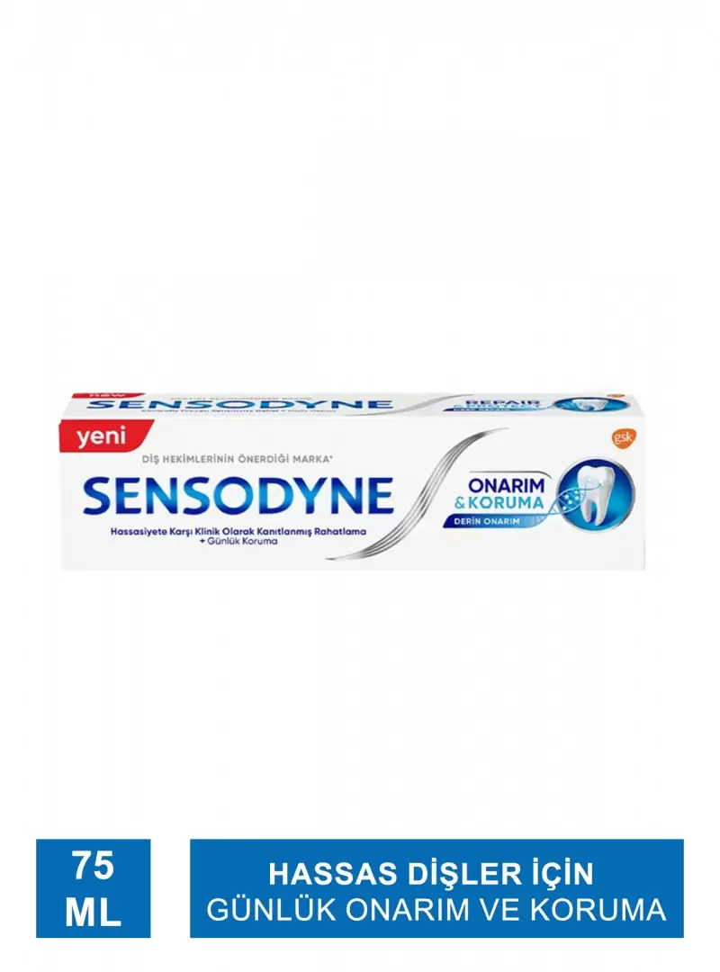 Sensodyne Onarım & Koruma Derin Onarım Diş Macunu 75 ml