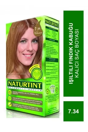 Naturtint Kalıcı Saç Boyası 7.34 Işıltılı Fındık Kabuğu 165 ml