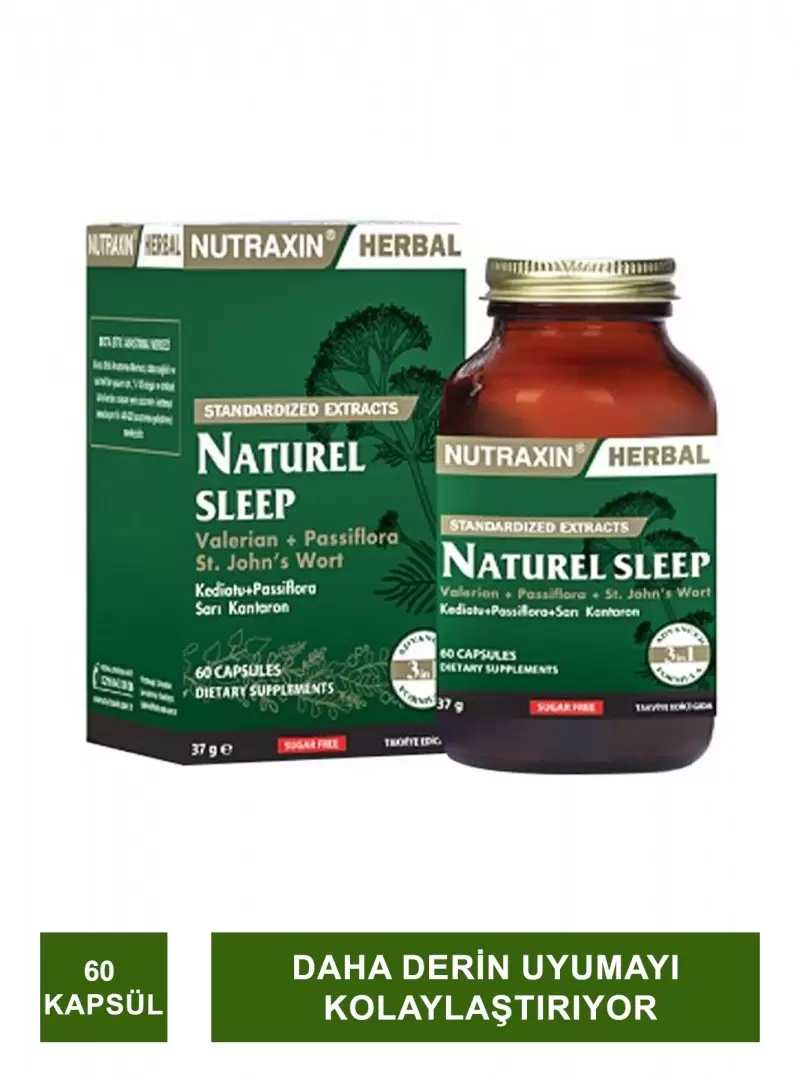 Nutraxin Naturel Sleep 60 Kapsül