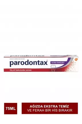 Parodontax Ultra Temizlik Diş Macunu 75ml (S.K.T 11-2023)