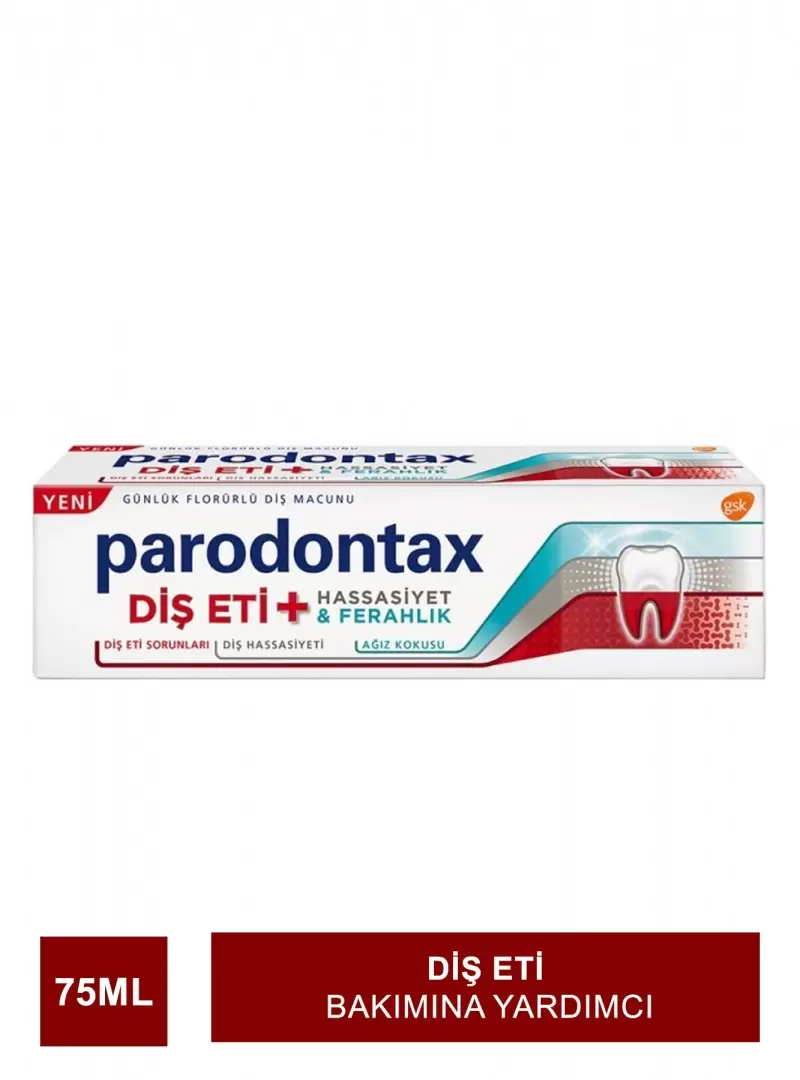 Parodontax Diş Eti & Hassasiyet & Ferahlık Diş Macunu 75ml