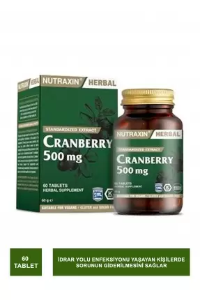 Nutraxin Cranberry 500 mg 60 Tablet