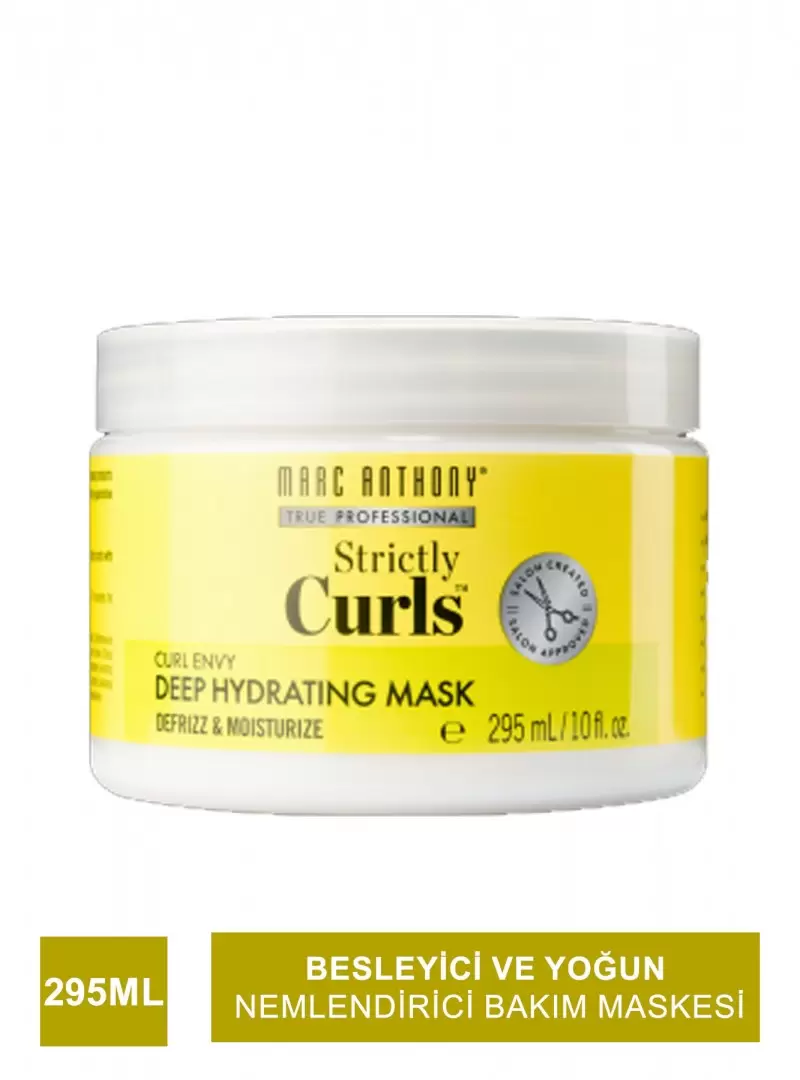 Marc Anthony Strictly Curls Deep Hydrating Mask Besleyici ve Yoğun Nemlendirici Bakım Maskesi 295 ml