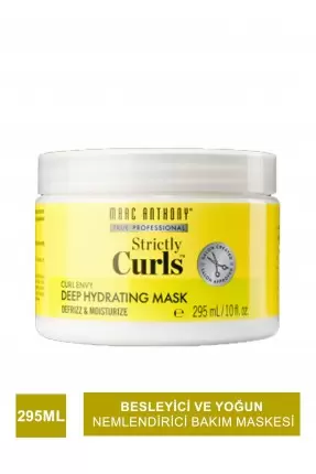 Marc Anthony Strictly Curls Deep Hydrating Mask Besleyici ve Yoğun Nemlendirici Bakım Maskesi 295 ml