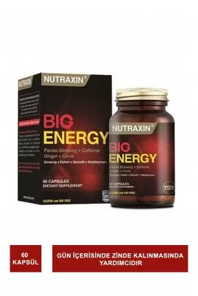 Nutraxin Big Energy 60 Kapsül