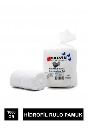 Salvin Hidrofil Rulo Pamuk 1000gr (S.K.T 12-2026)