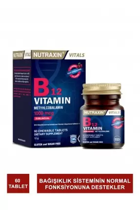 Nutraxin B12 Vitamin 60 Tablet