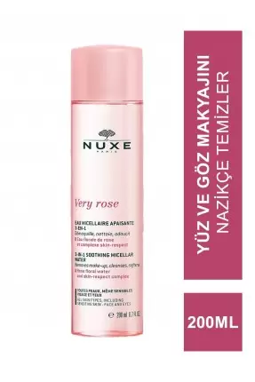 Nuxe Very Rose 3-In 1 Soothing Micellar Water - Yatıştırıcı Misel Su 200 ml