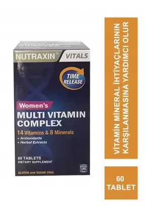 Nutraxin Womens Multi Vitamin Complex 60 Tablets