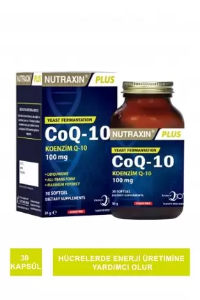 Nutraxin Coq-10 Koenzim Q-10 30 Softgel Kapsül