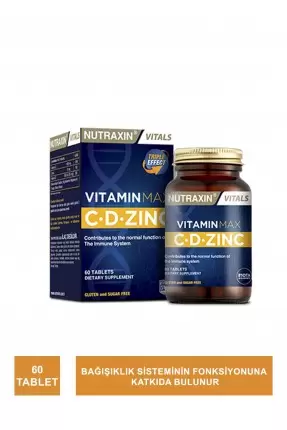 Nutraxin Vitamin Max C.D.Zinc 60 Tablet