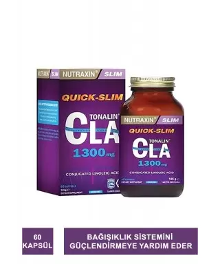 Nutraxin Quick Slim Tonalin CLA 1300mg 60Kapsül