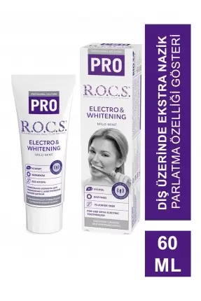 Rocs Pro Electro & Whitening Diş Macunu 60 ml