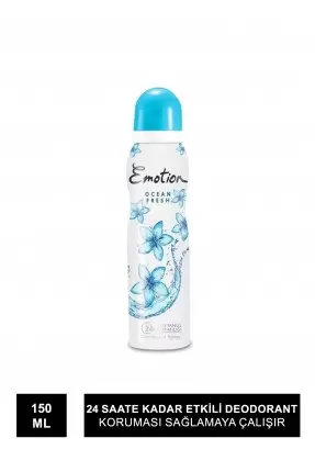 Emotion Ocean Fresh Kadın Deodorant 150 ml (S.K.T 02-2026)