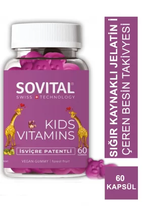 Sovital Kids Vitamins 60 Yumuşak Kapsül