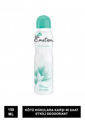 Emotion Aqua Kiss Kadın Deodorant 150 ml (S.K.T 10-2026)