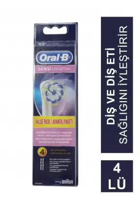 Oral-B Sensi Ultrathin 4 lü Diş Fırçası Yedek Başlığı