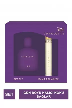 Rebul Charlotte Edp 100+20 ml Kadın Parfüm Set