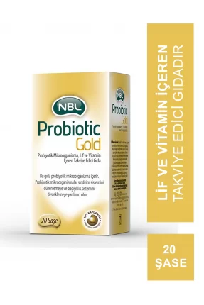 NBL Probiotic Gold 20 Stick Saşe (S.K.T 07-2024)