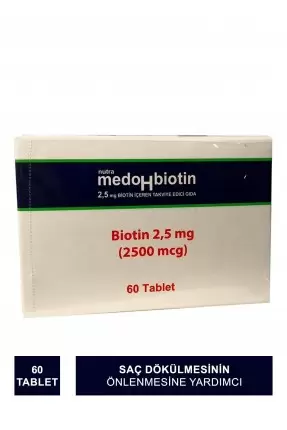 MedoHbiotin 2,5mg 60 Tablet (S.K.T 10-2023)