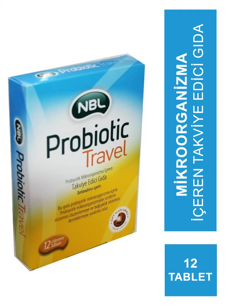 NBL Probiotic Travel 12 Çiğneme Tableti