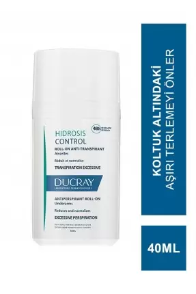 Ducray Hidrosis Control Roll On Anti Transpirant 40 ml