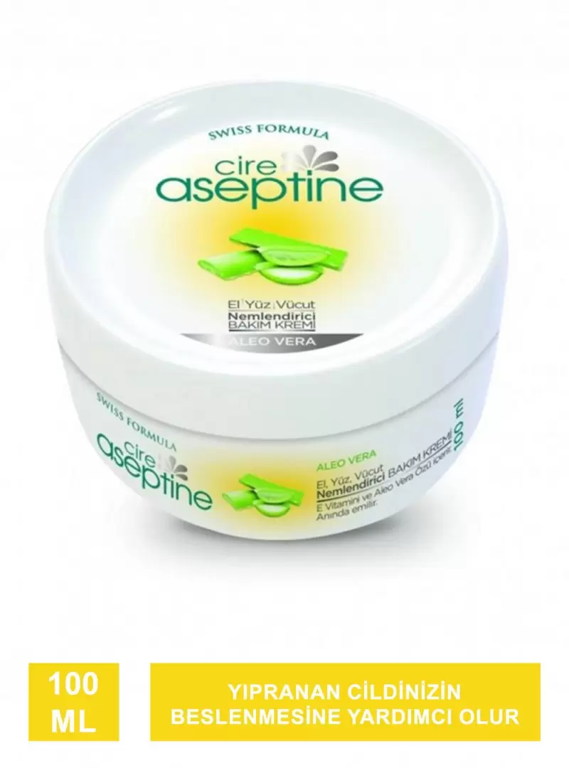 Cire Aseptine Aloe Vera Özlü Krem 100ml