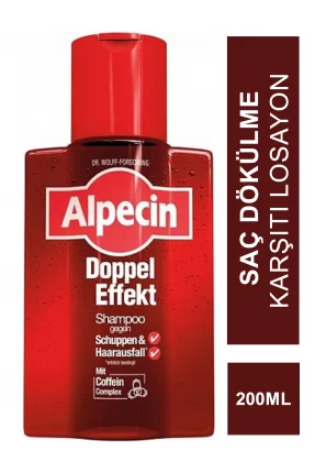 Alpecin Double Effect Shampoo Dökülme ve Kepek Karşıtı Şampuan 200 ml