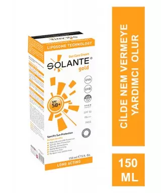 Solante Gold Güneş Kremi SPF50 + 150ml