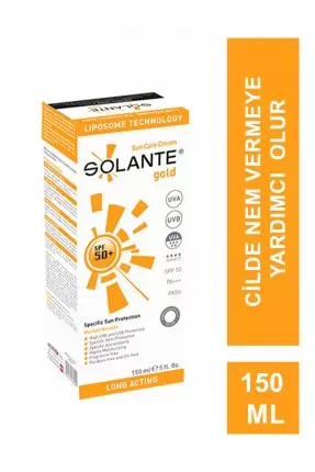 Solante Gold Güneş Kremi SPF50 + 150ml