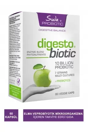 Suda Probiotic Digestobiotic 60 Vegan Kapsül