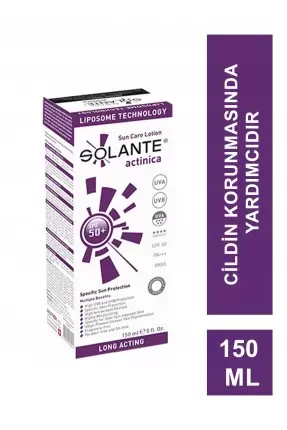 Solante Actinica Spf 50+ Güneş Koruyucu Losyon 150 ml