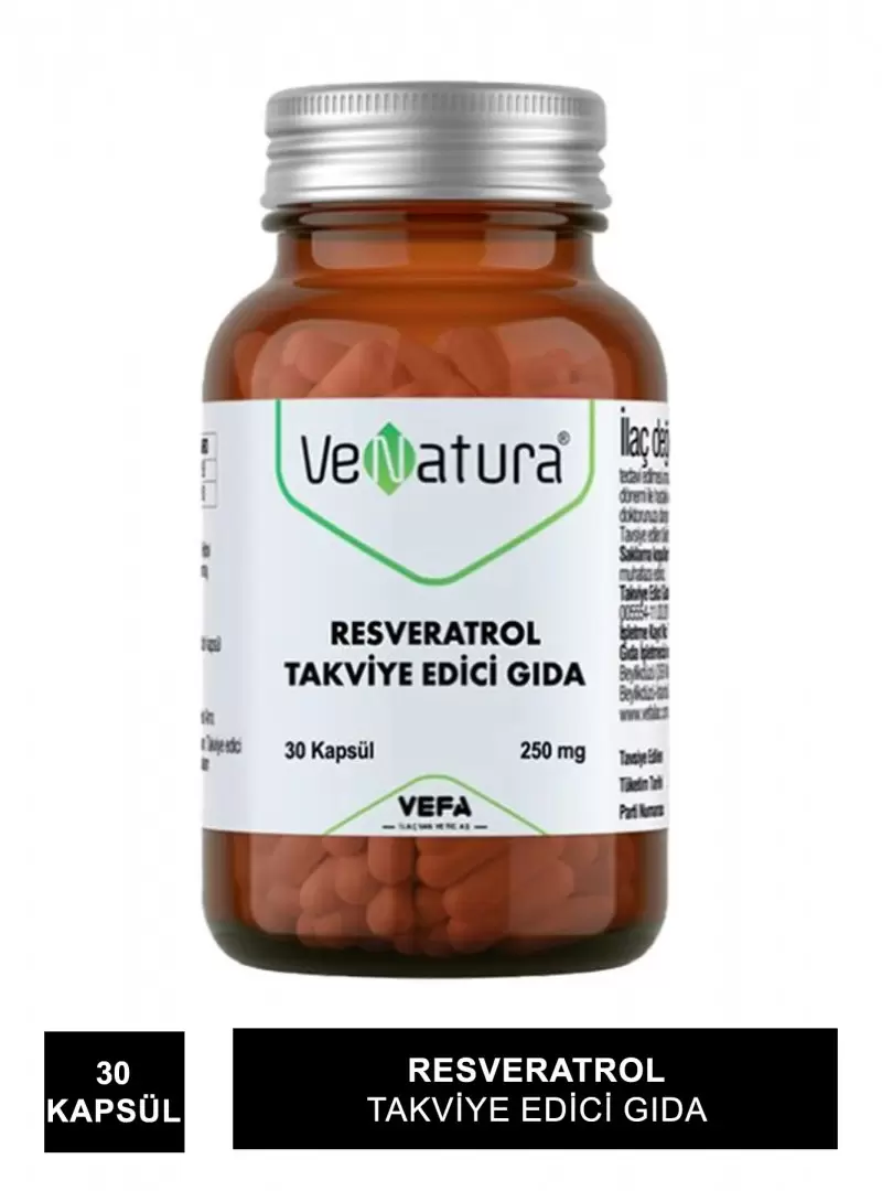 VeNatura Resveratrol Takviye Edici Gıda 30 Kapsül