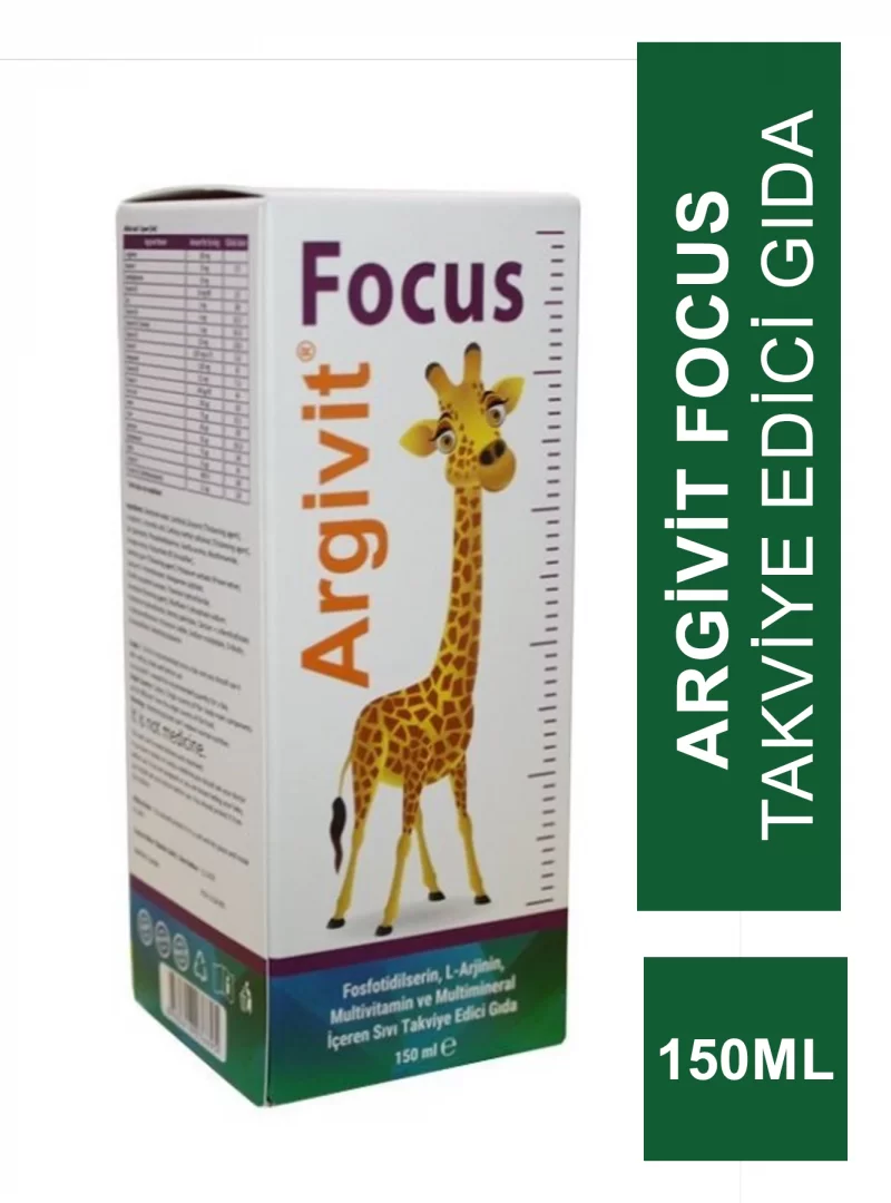 Argivit Focus Takviye Edici Gıda 150 ml (S.K.T 11-2025)