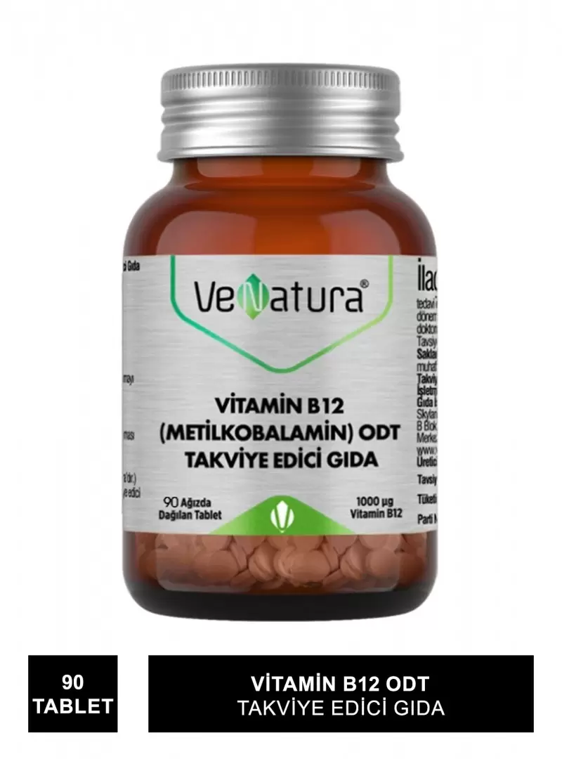 Venatura Vitamin B12 Odt Takviye Edici Gıda 90 Tablet