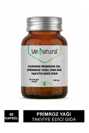 VeNatura Evening Primrose Oil (Primroz Yağı) 1000 mg 60 Kapsül