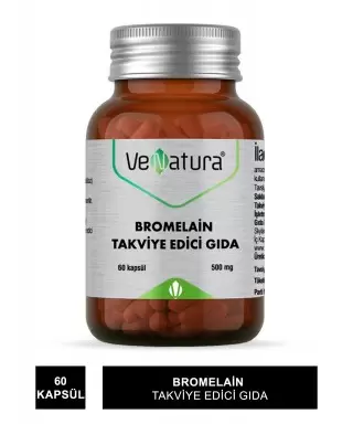 VeNatura Bromelain Takviye Edici Gıda 60 Kapsül