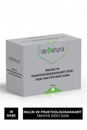 VeNatura İnulin ve Fruktooligosakkarit (FOS) Saşe Takviye Edici Gıda 30 Saşe