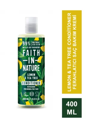 Faith In Nature Lemon & Tea Tree Conditioner Ferahlatıcı Saç Bakım Kremi 400 ml