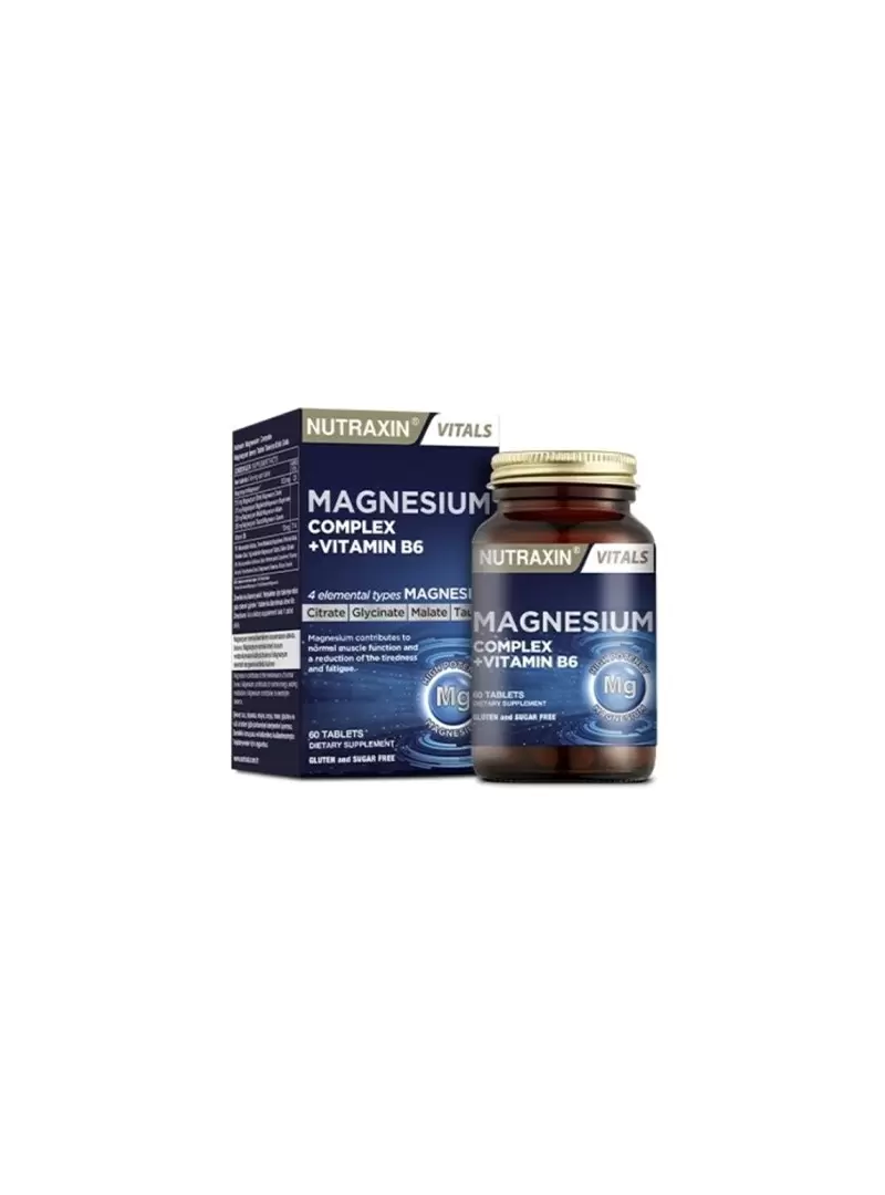 Nutraxin Magnesium Complex 125mg 60 Kapsül