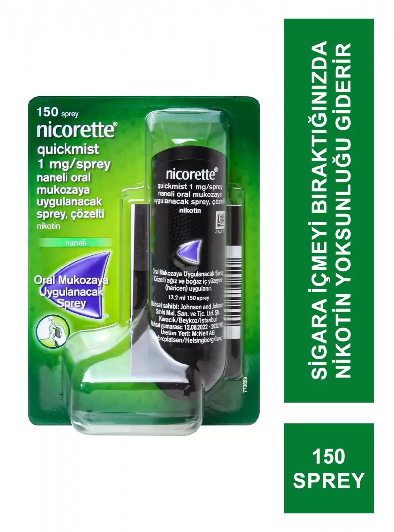 Nicorette Quıckmıst 1mg Naneli Ağız Spreyi