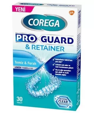 Corega Proguard & Retainer Temizleyici 30 Tablet