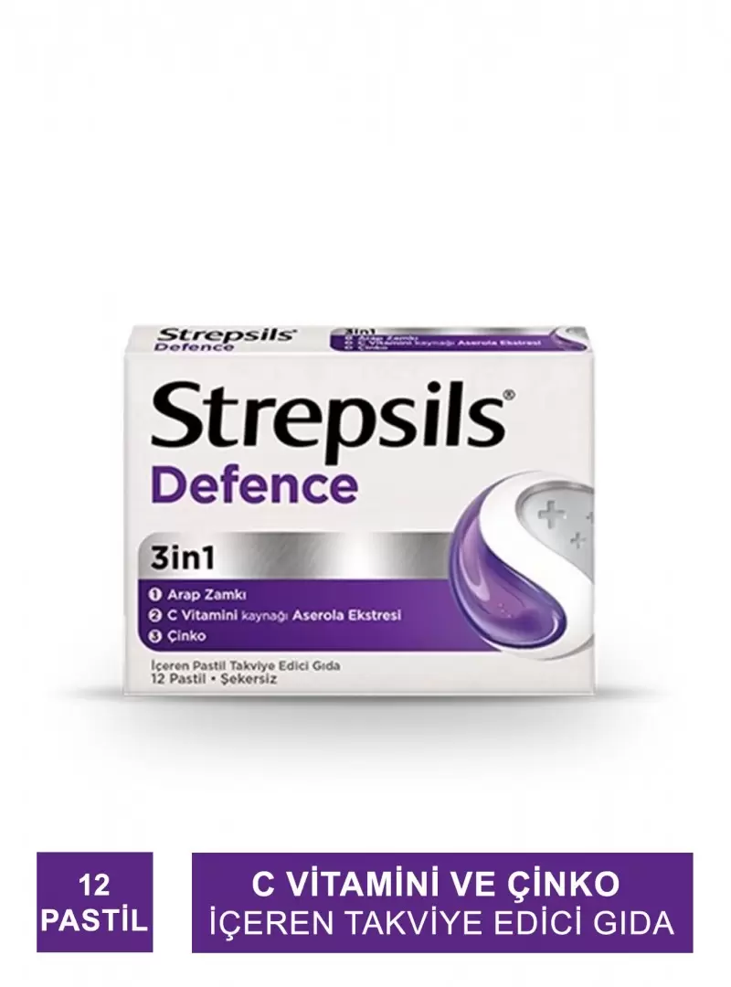 Strepsils Defence 3in1 12 Pastil