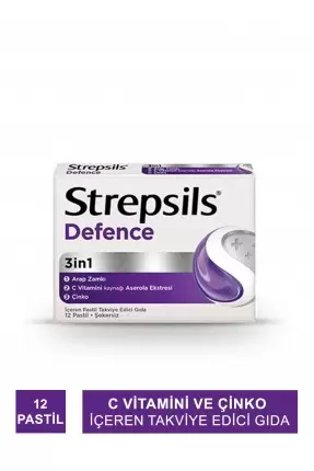 Strepsils Defence 3in1 12 Pastil