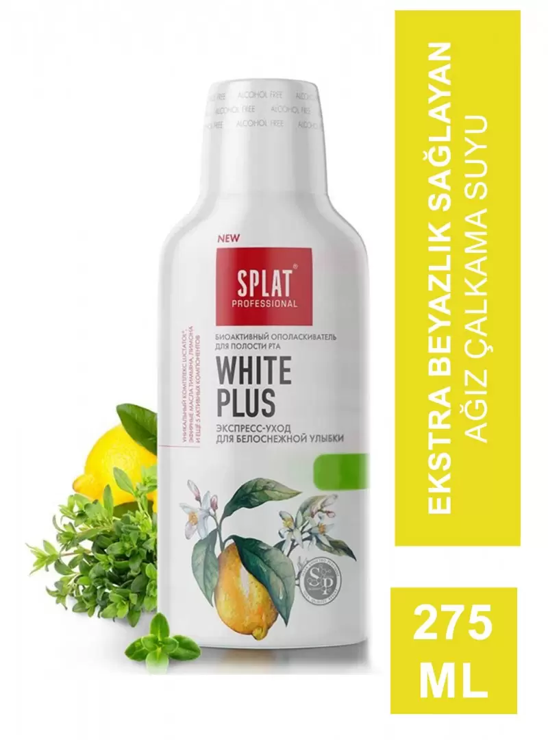 Splat Professional White Plus Ağız Çalkalama Suyu 275 ml