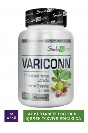 Suda Vitamin Variconn 60 Kapsül