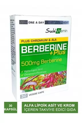 Suda Vitamin Berberine Plus 30 Kapsül