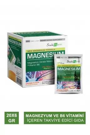 Suda Vitamin Magnesium Şase 20x6gr